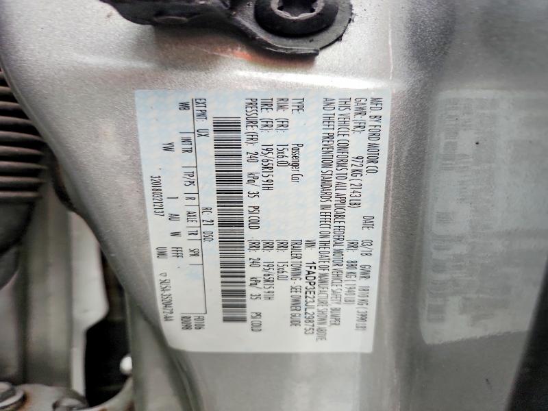 Продажа на аукционе авто 2018 Ford Focus, vin: 1FADP3E23JL298753, номер лота: 51919546
