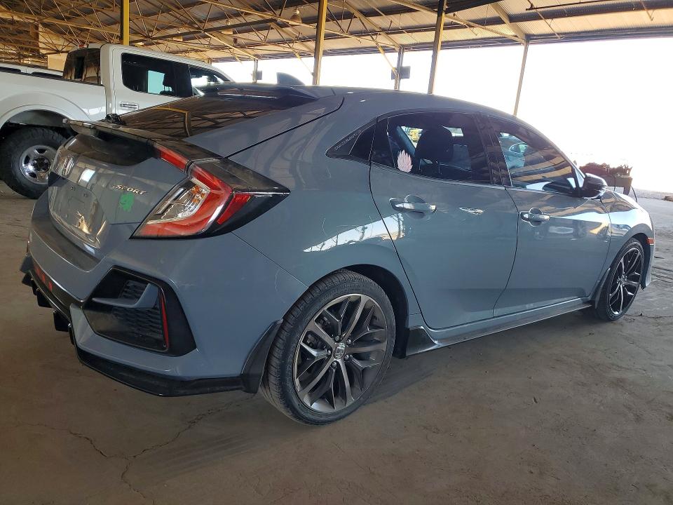 53986366 :رقم المزاد ، SHHFK7H44MU218470 vin ، 2021 Honda Civic مزاد بيع