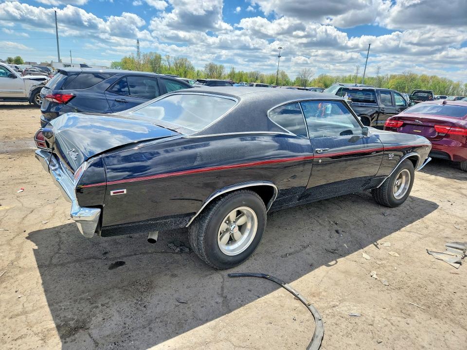 52394936 :رقم المزاد ، 136379K353923 vin ، 1969 Chev Chevelle Malibu Ss 396 مزاد بيع