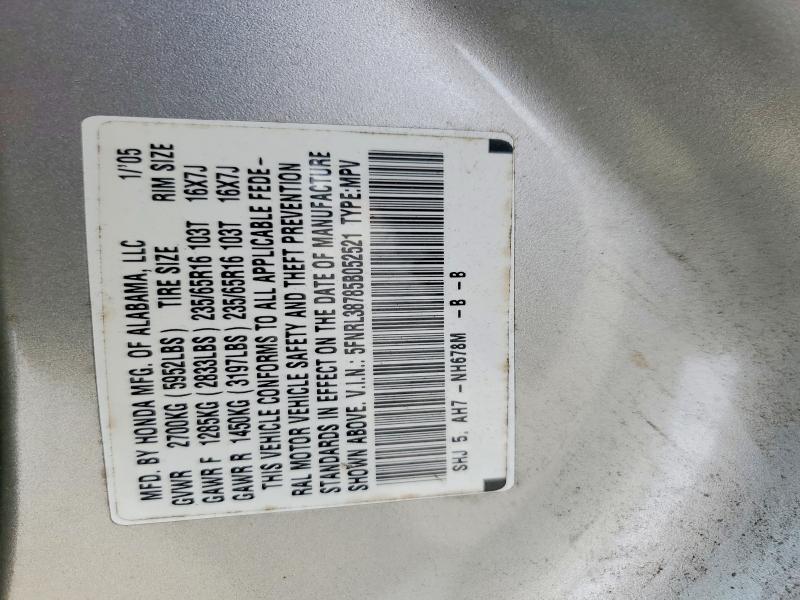 Aukcja sprzedaży 2005 Honda Odyssey, vin: 5FNRL38785B052521, numer aukcji: 51496866
