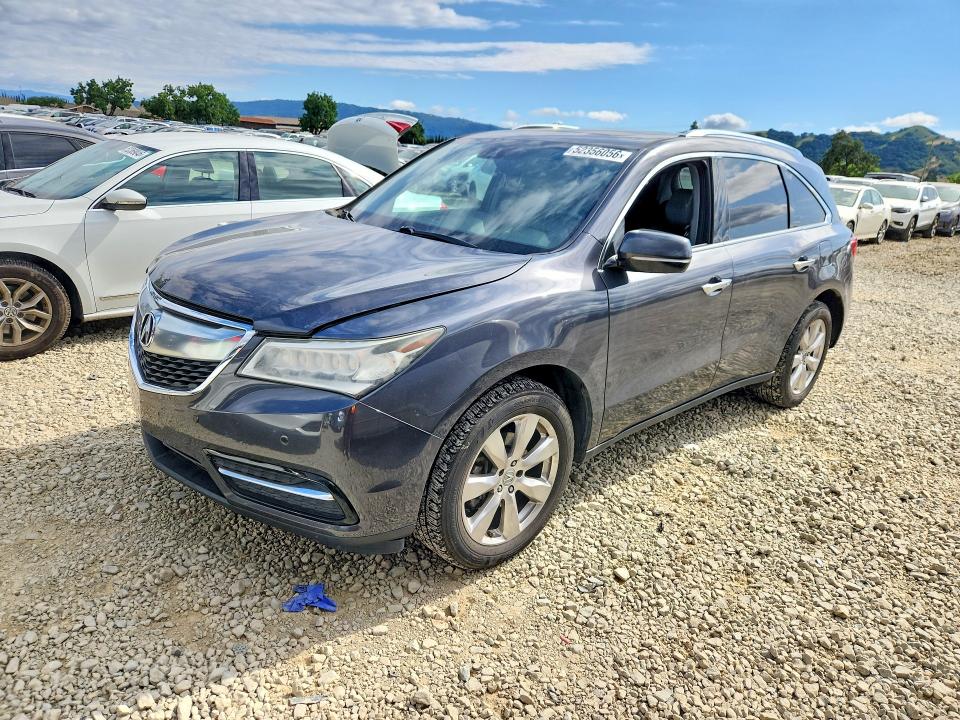 52356056 :رقم المزاد ، 5FRYD4H94GB053179 vin ، 2016 Acura Mdx مزاد بيع