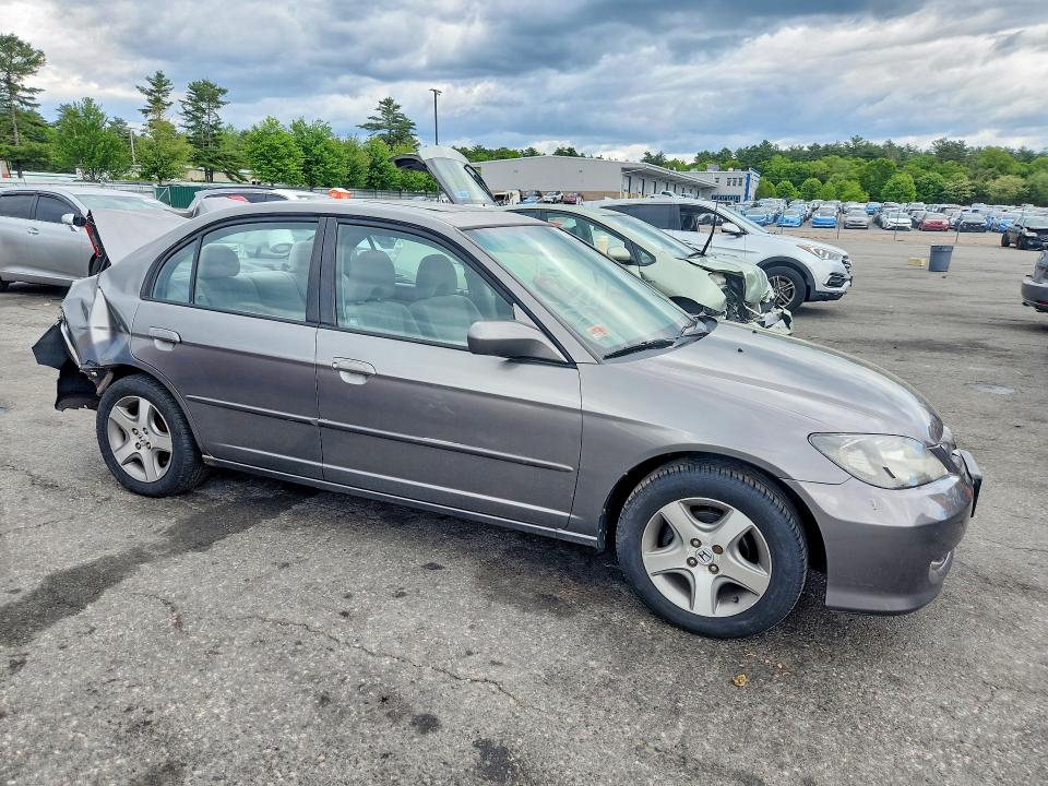 55338506 :رقم المزاد ، 2HGES267X4H601516 vin ، 2004 Honda Civic مزاد بيع