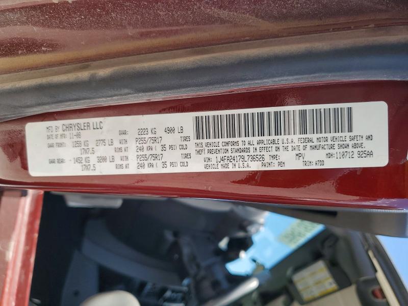 2009 Jeep Wrangler მანქანა იყიდება აუქციონზე, vin: 1J4FA24179L736526, აუქციონის ნომერი: 55451526