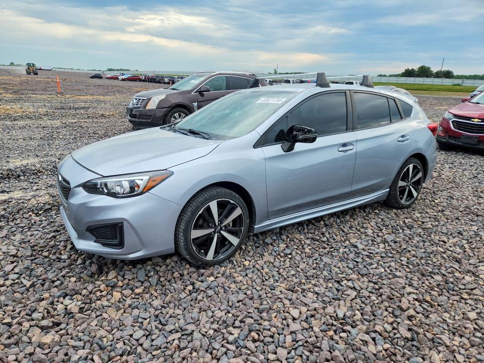 53521756 :رقم المزاد ، 4S3GTAJ64K3741283 vin ، 2019 Subaru Impreza مزاد بيع