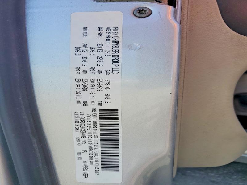 53257506 :رقم المزاد ، 2C4RDGCG0CR284009 vin ، 2012 Dodge Grand Caravan مزاد بيع