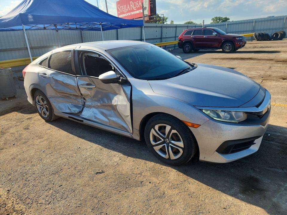 2018 Honda Civic მანქანა იყიდება აუქციონზე, vin: 2HGFC2F57JH554943, აუქციონის ნომერი: 53375286