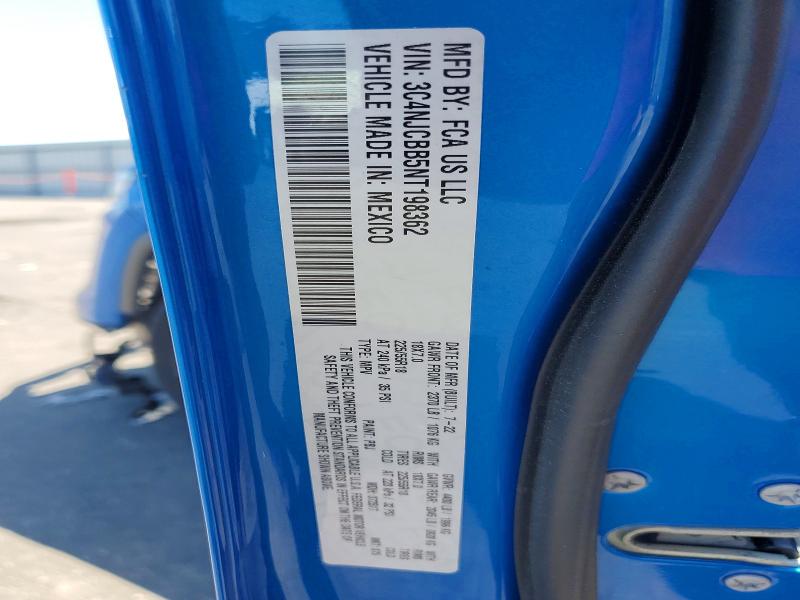 54075936 :رقم المزاد ، 3C4NJCBB5NT198362 vin ، 2022 Jeep Compass مزاد بيع