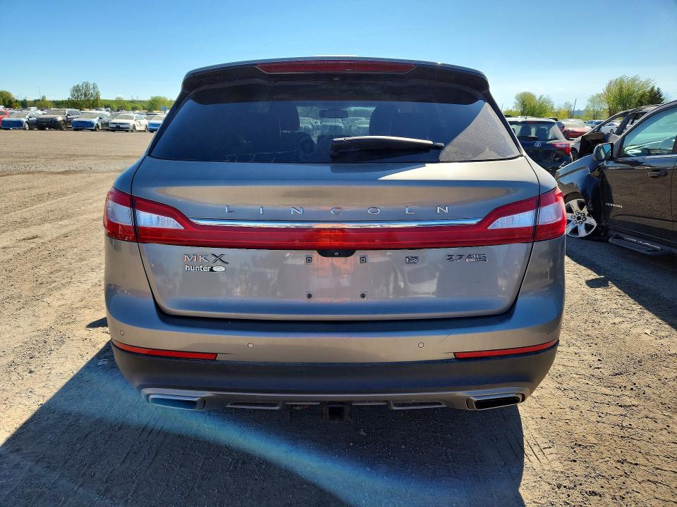 55248686 :رقم المزاد ، 2LMTJ8LP3GBL89193 vin ، 2016 Lincoln Mkx مزاد بيع