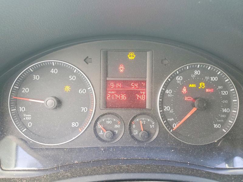 2009 Volkswagen Jetta მანქანა იყიდება აუქციონზე, vin: 3VWHZ71K69M020262, აუქციონის ნომერი: 52930406