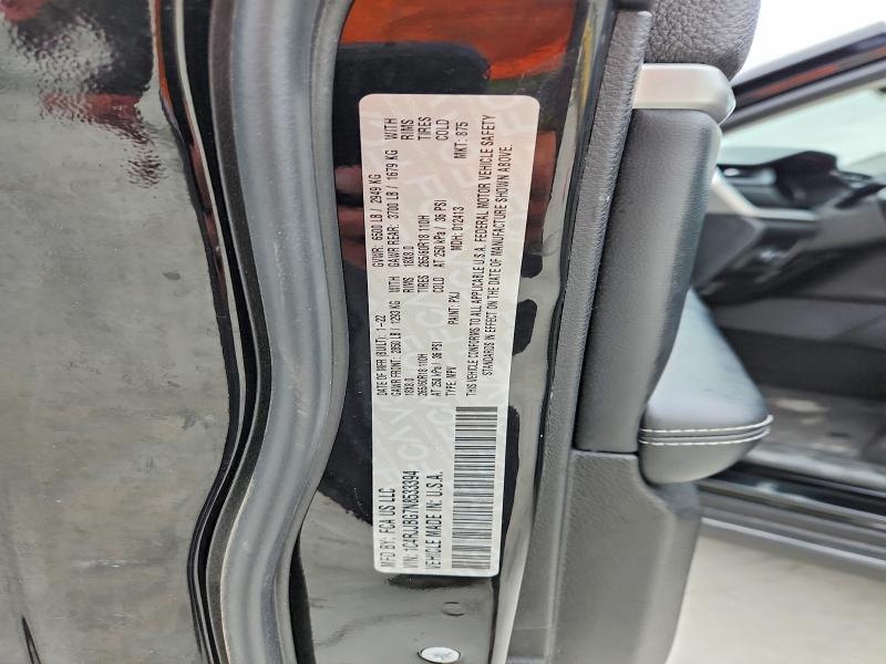 54400926 :رقم المزاد ، 1C4RJJBG7N8533394 vin ، 2022 Jeep Grand Cherokee مزاد بيع