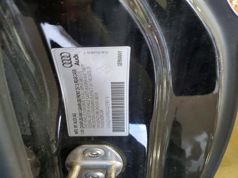 53038046 :رقم المزاد ، WAUGVAFR0AA039515 vin ، 2010 Audi S5 مزاد بيع