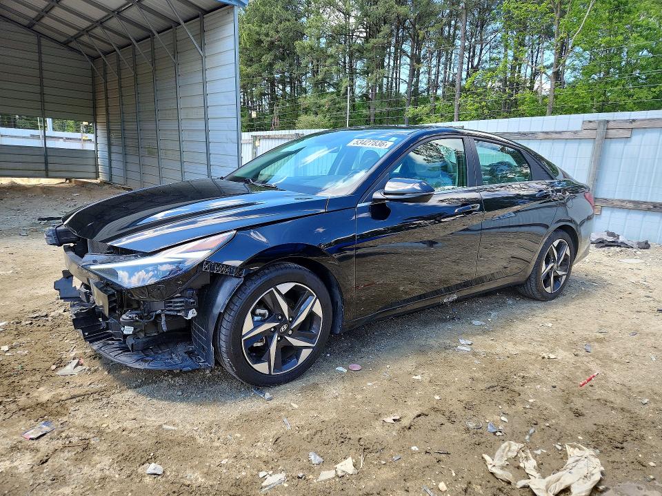 Продажа на аукционе авто 2021 Hyundai Elantra, vin: 5NPLP4AG2MH009738, номер лота: 53427836