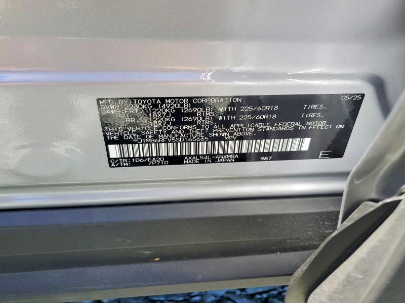 52688606 :رقم المزاد ، JTMB6RFV5SD165665 vin ، 2025 Toyota Rav4 مزاد بيع