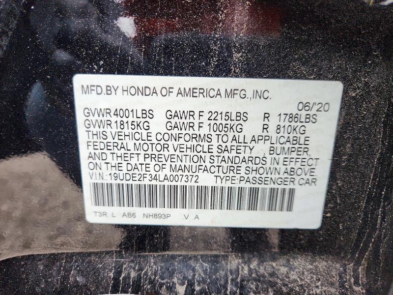 Продаж на аукціоні авто 2020 Acura Ilx, vin: 19UDE2F34LA007372, номер лоту: 53529226