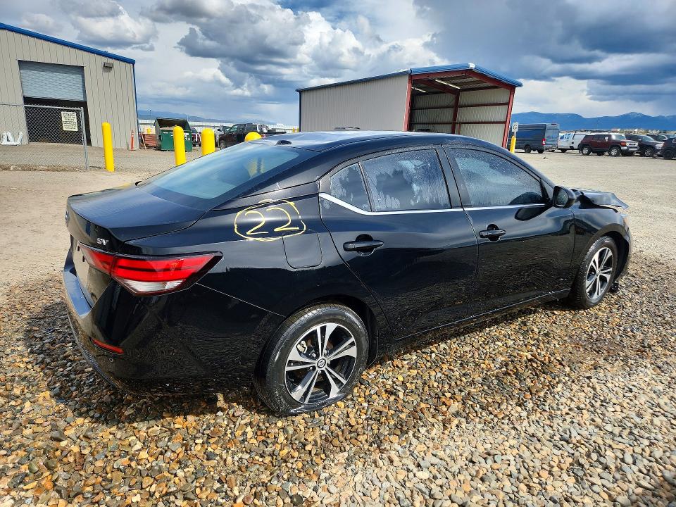 2022 Nissan Sentra მანქანა იყიდება აუქციონზე, vin: 3N1AB8CV3NY232340, აუქციონის ნომერი: 53762136