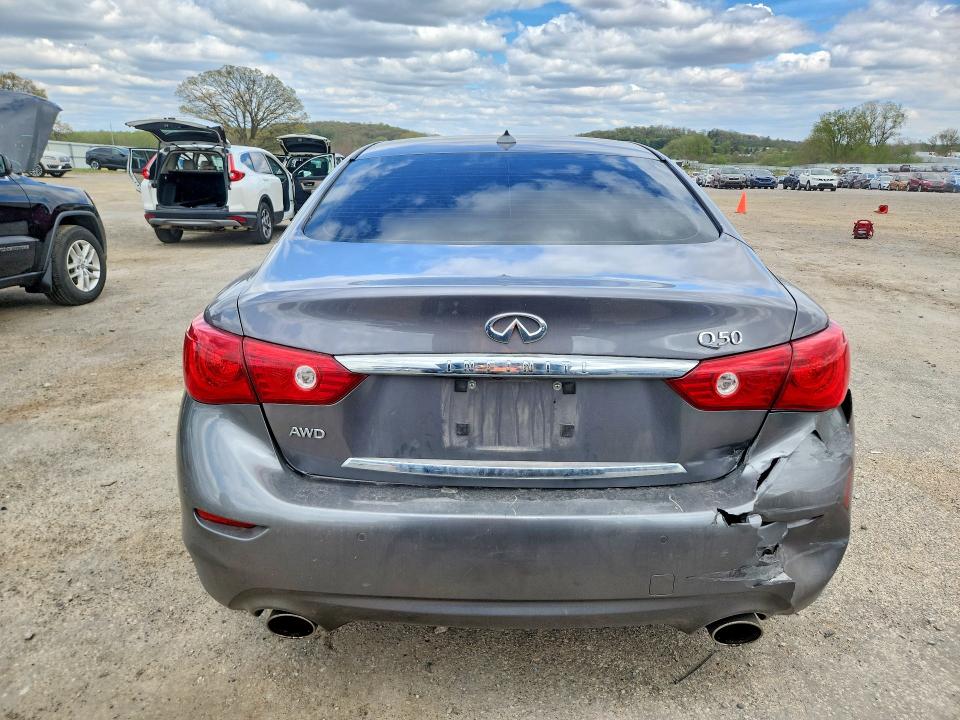 2014 Infiniti Q50 მანქანა იყიდება აუქციონზე, vin: JN1BV7AR7EM699212, აუქციონის ნომერი: 52250846