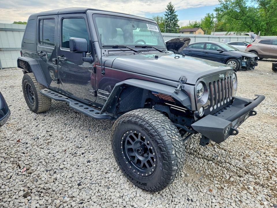 2017 Jeep Wrangler Unlimited მანქანა იყიდება აუქციონზე, vin: 1C4BJWDG8HL730717, აუქციონის ნომერი: 52833766