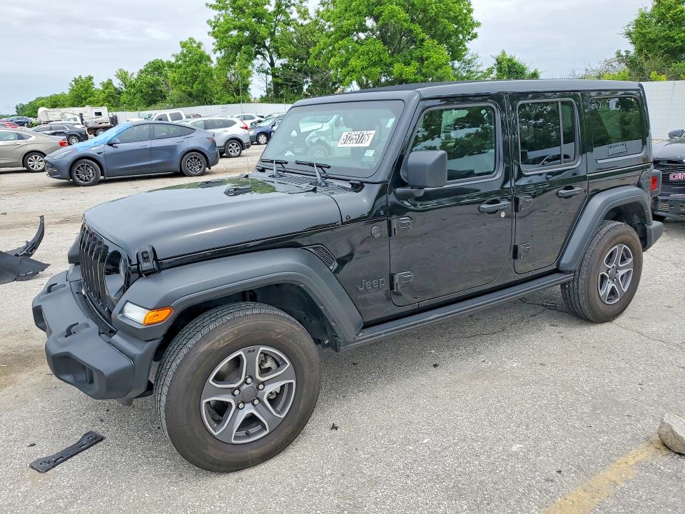 2022 Jeep Wrangler Unlimited მანქანა იყიდება აუქციონზე, vin: 1C4HJXDG8NW176671, აუქციონის ნომერი: 51255176
