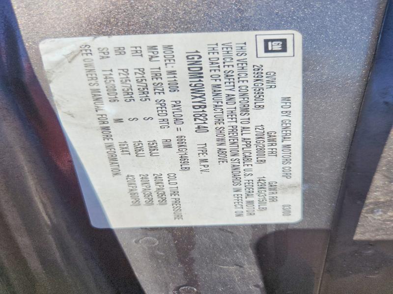 Aukcja sprzedaży 2000 Chevrolet Astro, vin: 1GNDM19WXYB182140, numer aukcji: 53116226