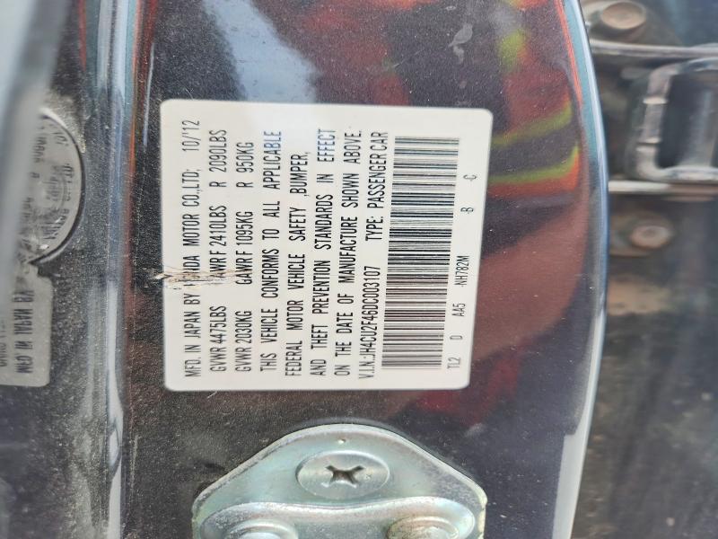 Продажа на аукционе авто 2013 Acura Tsx, vin: JH4CU2F46DC003107, номер лота: 54058496
