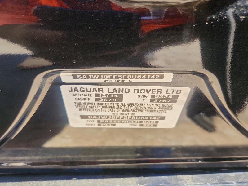 Aukcja sprzedaży 2015 Jaguar Xf, vin: SAJWJ0FF5F8U64142, numer aukcji: 53622306