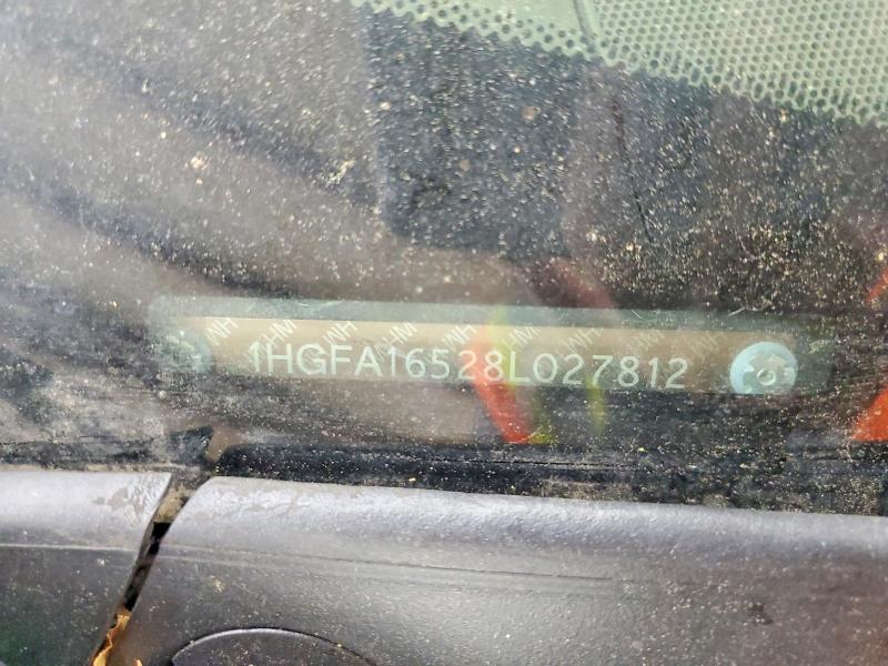 Aukcja sprzedaży 2008 Honda Civic, vin: 1HGFA16528L027812, numer aukcji: 53905086