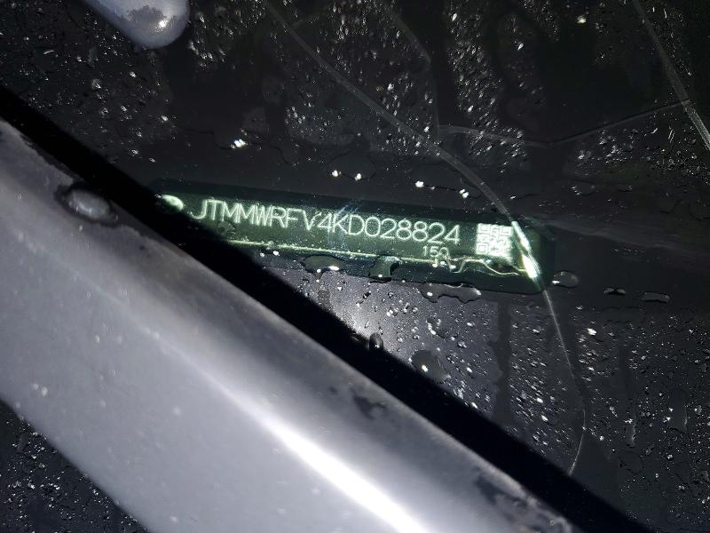 52575036 :رقم المزاد ، JTMMWRFV4KD028824 vin ، 2019 Toyota Rav4 مزاد بيع