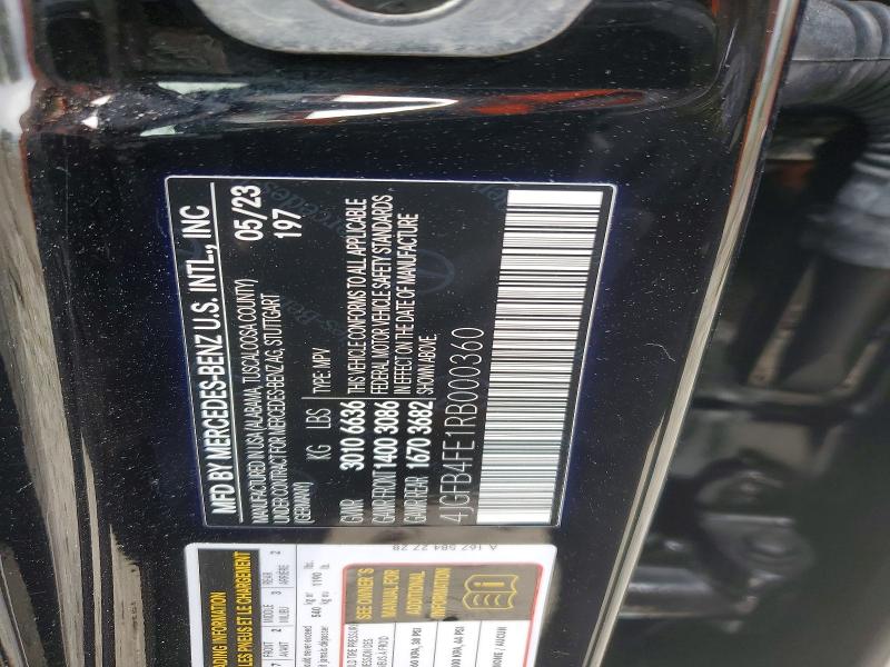 52446916 :رقم المزاد ، 4JGFB4FE1RB000360 vin ، 2024 Mercedes-benz Gle مزاد بيع