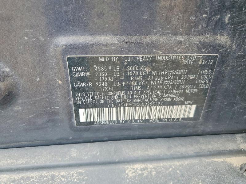 Продажа на аукционе авто 2013 Subaru Outback, vin: 4S4BRCJC6D3296327, номер лота: 53769356