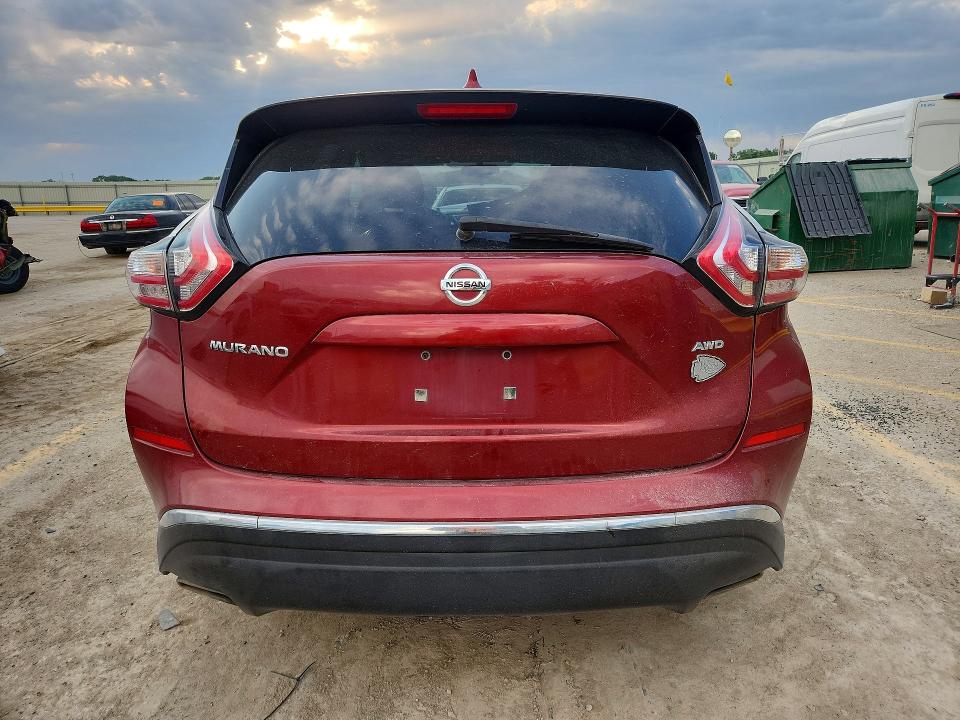 53437416 :رقم المزاد ، 5N1AZ2MH8HN157968 vin ، 2017 Nissan Murano مزاد بيع