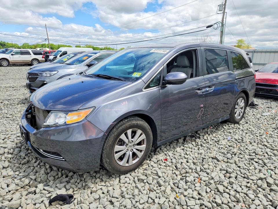 2017 Honda Odyssey მანქანა იყიდება აუქციონზე, vin: 5FNRL5H62HB014676, აუქციონის ნომერი: 53731746