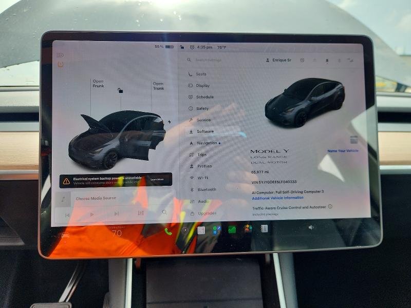Продажа на аукционе авто 2020 Tesla Model Y, vin: 5YJYGDEE5LF040333, номер лота: 54694646
