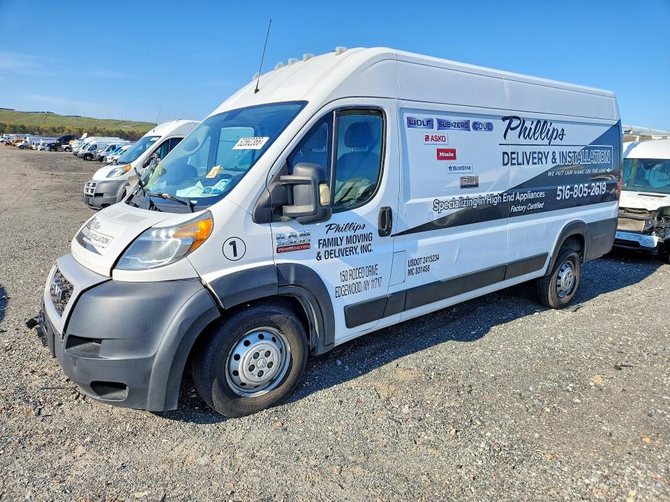 52562366 :رقم المزاد ، 3C6URVJG3KE519626 vin ، 2019 Ram Promaster 3500 مزاد بيع