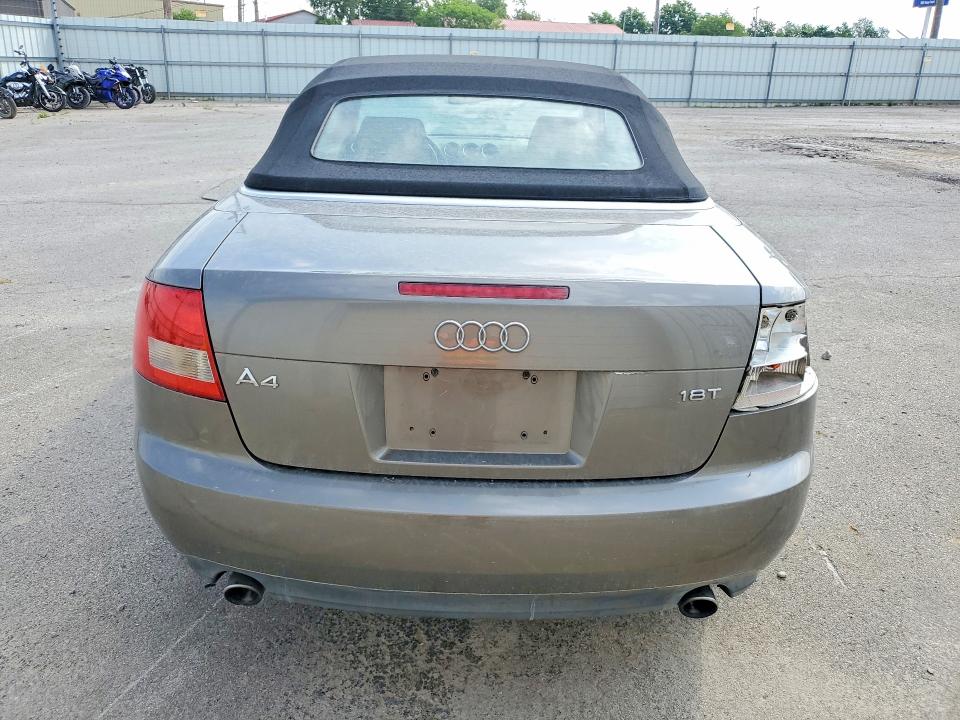 2006 Audi A4 მანქანა იყიდება აუქციონზე, vin: WAUAC48H46K008920, აუქციონის ნომერი: 54510046