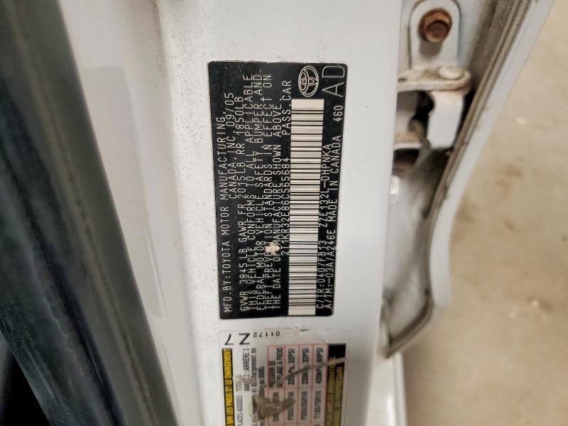 Продажа на аукционе авто 2006 Toyota Corolla Matrix, vin: 2T1KR32E86C565684, номер лота: 53713056