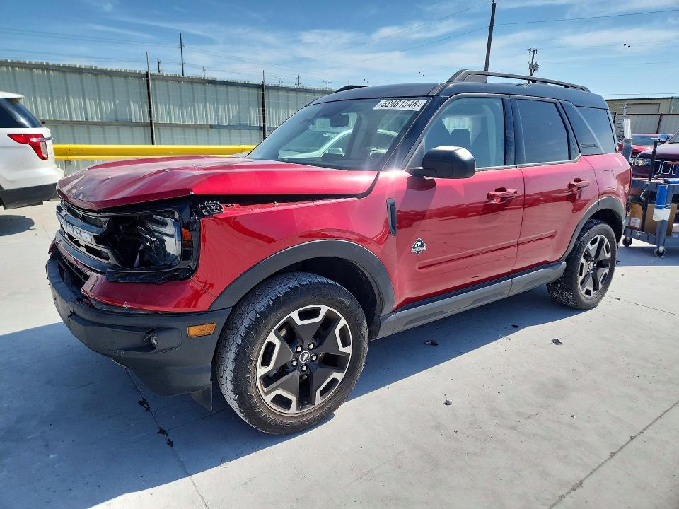 52481546 :رقم المزاد ، 3FMCR9C60MRB15447 vin ، 2021 Ford Bronco Sport مزاد بيع