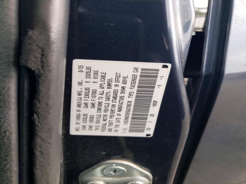 Продаж на аукціоні авто 2005 Honda Accord, vin: 1HGCM66565A078678, номер лоту: 54146396