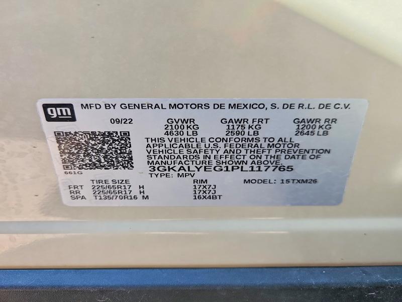 Aukcja sprzedaży 2023 Gmc Terrain, vin: 3GKALYEG1PL117765, numer aukcji: 52672876