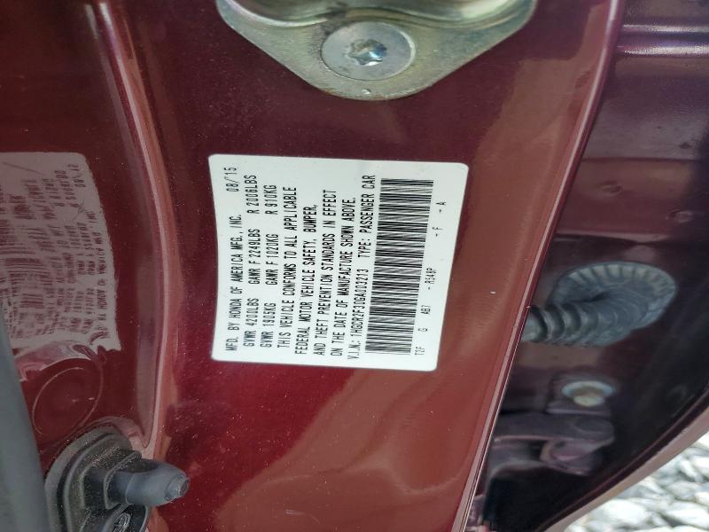 2016 Honda Accord მანქანა იყიდება აუქციონზე, vin: 1HGCR2F30GA003213, აუქციონის ნომერი: 53773506