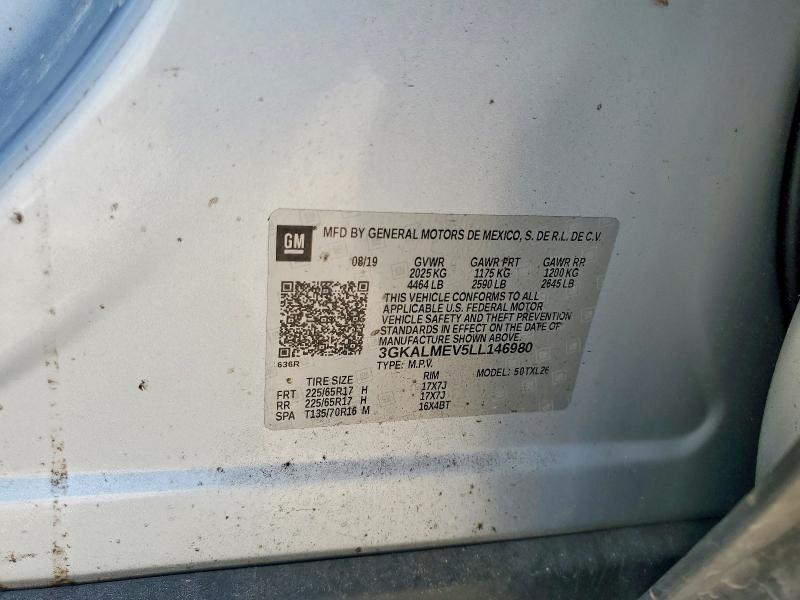 Продажа на аукционе авто 2020 Gmc Terrain, vin: 3GKALMEV5LL146980, номер лота: 53395946