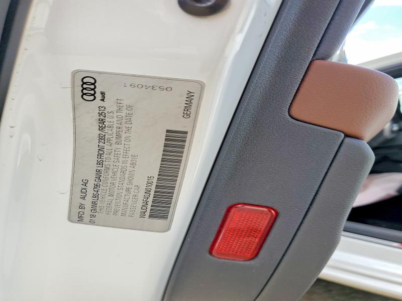 Aukcja sprzedaży 2018 Audi A4, vin: WAUDNAF40JN010015, numer aukcji: 55231826