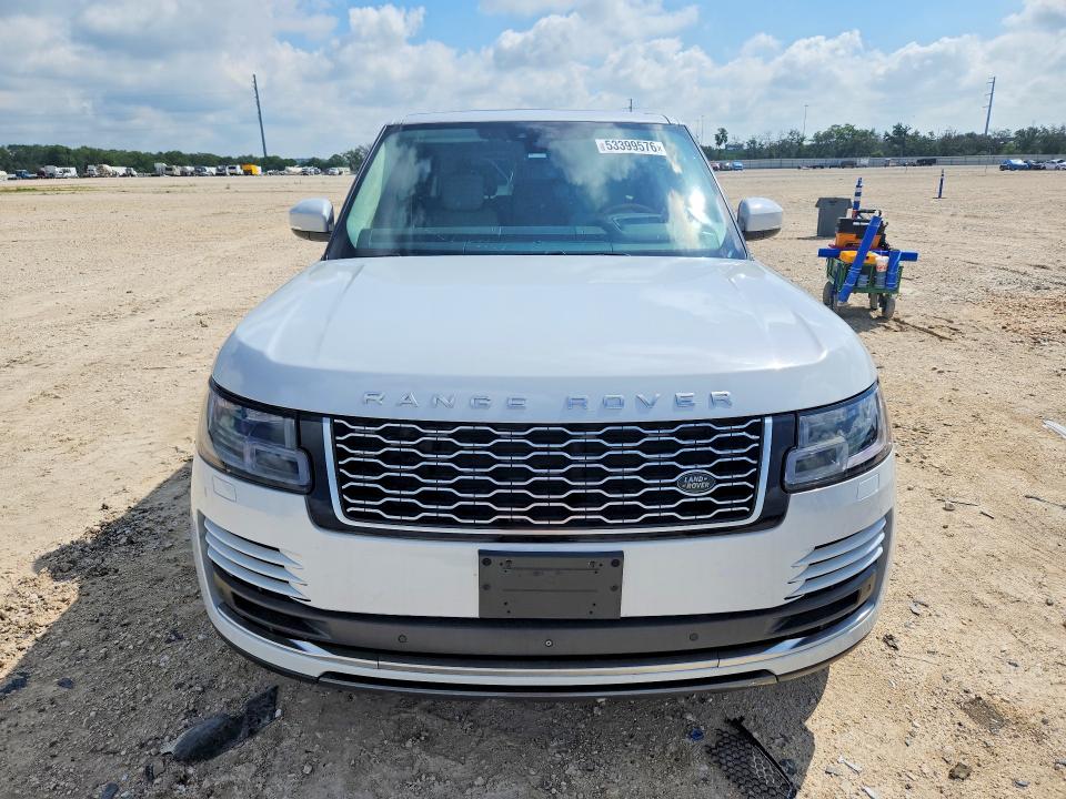 2019 Land Rover Range Rover მანქანა იყიდება აუქციონზე, vin: SALGS5RE2KA535227, აუქციონის ნომერი: 53399576