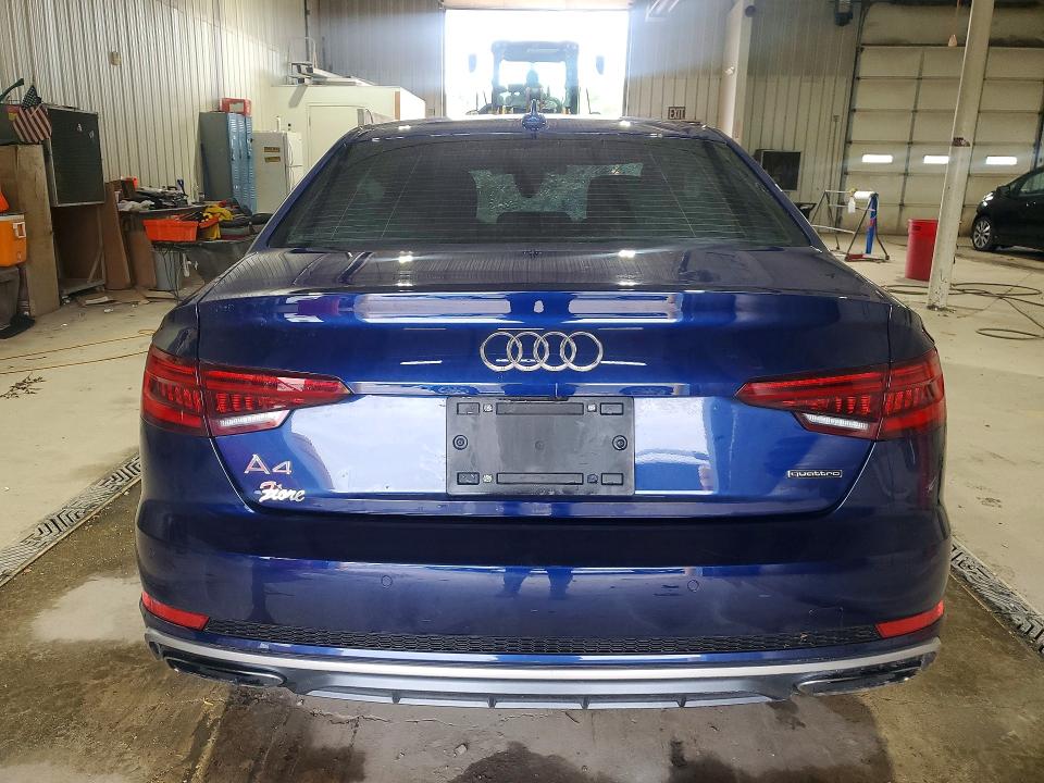 2019 Audi A4 მანქანა იყიდება აუქციონზე, vin: WAUENAF40KA018872, აუქციონის ნომერი: 54055476