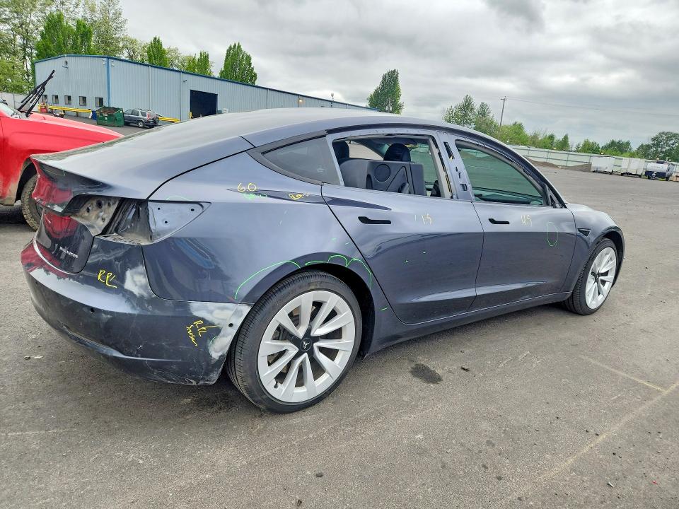 Продажа на аукционе авто 2022 Tesla Model 3, vin: 5YJ3E1EB9NF263403, номер лота: 52201736