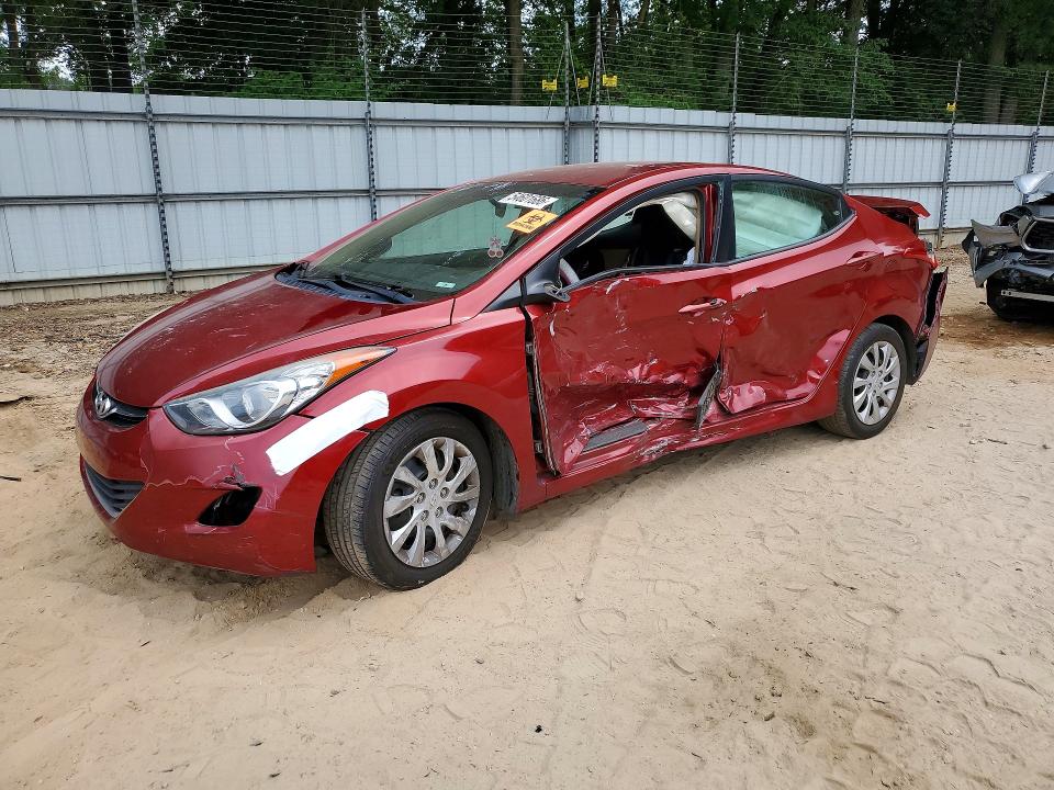 54601686 :رقم المزاد ، 5NPDH4AE7DH203102 vin ، 2013 Hyundai Elantra مزاد بيع