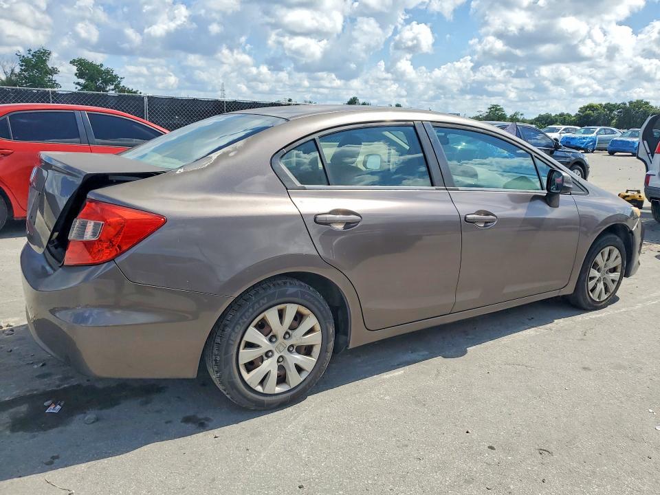 53950776 :رقم المزاد ، 19XFB2F57CE378105 vin ، 2012 Honda Civic مزاد بيع