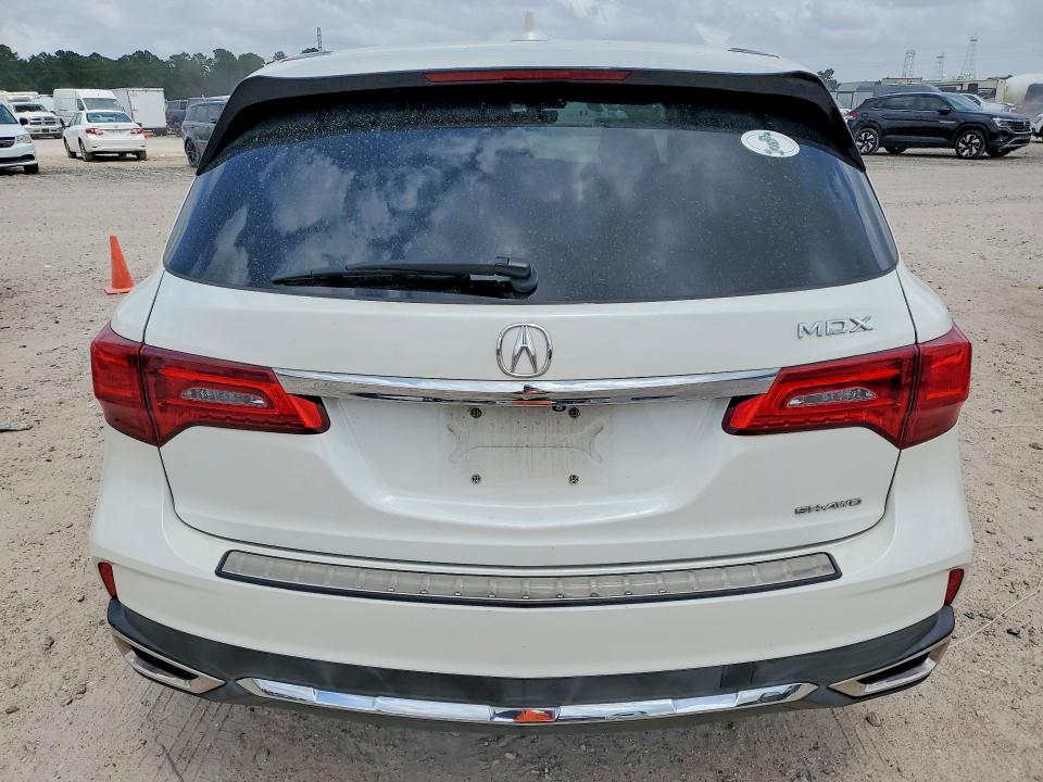 2017 Acura Mdx მანქანა იყიდება აუქციონზე, vin: 5FRYD4H50HB030206, აუქციონის ნომერი: 54051716