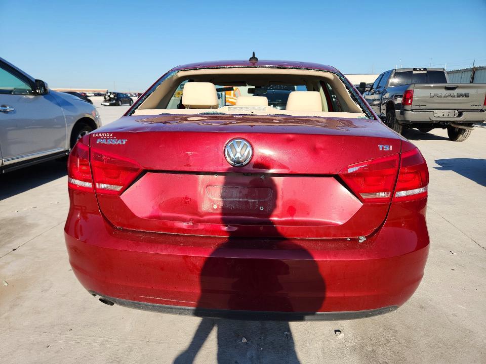 53534596 :رقم المزاد ، 1VWAS7A37FC096746 vin ، 2015 Volkswagen Passat مزاد بيع