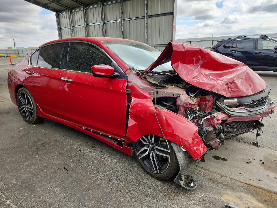 55016746 :رقم المزاد ، 1HGCR2F52GA166494 vin ، 2016 Honda Accord مزاد بيع