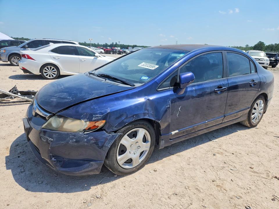 2008 Honda Civic მანქანა იყიდება აუქციონზე, vin: 1HGFA16598L088767, აუქციონის ნომერი: 52033696
